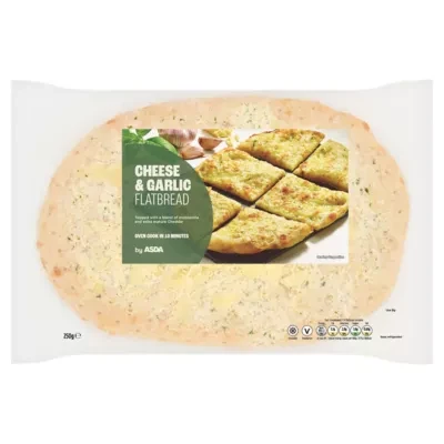 ASDA Cheese & Garlic Flatbread 250g