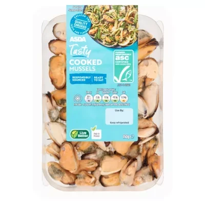 ASDA Tasty Cooked Mussels 150g