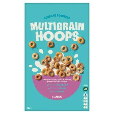 ASDA Multigrain Hoops 500g