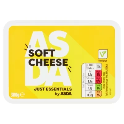 JUST ESSENTIALS by ASDA Just Essentials Soft Cheese 300g