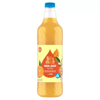 ASDA 50% Fruit High Juice Orange 1Litre