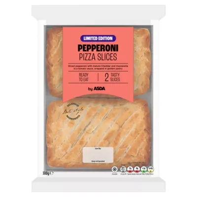 ASDA Limited Edition 2 Pepperoni Pizza Slices 300g