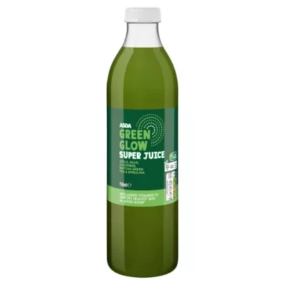 ASDA Green Glow Apple, Pear, Cucumber, Matcha Green Tea & Spirulina Super Juice 750ml