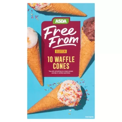 ASDA Free From Free From Gluten 10 Waffle Cones