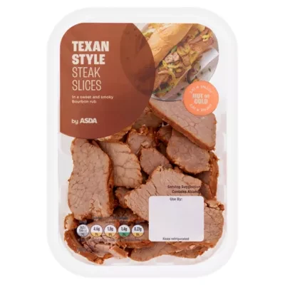 ASDA Texan Style Steak Slices 140g