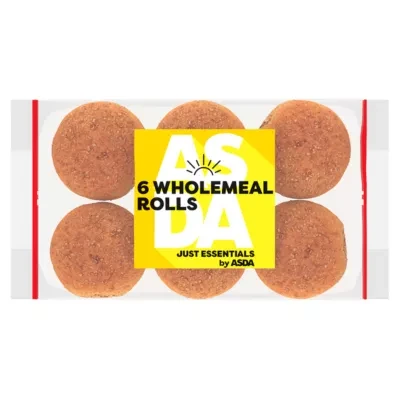 JUST ESSENTIALS by ASDA Just Essentials 6 Wholemeal Rolls