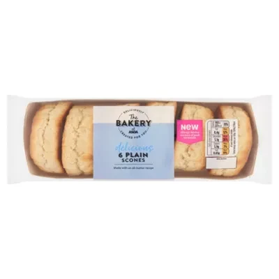 The BAKERY at ASDA The Bakery at  6 Delicious Plain Scones