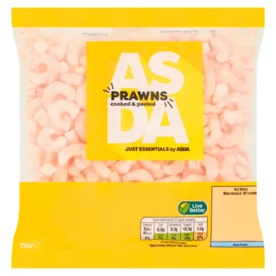 JUST ESSENTIALS by ASDA Just Essentials Cooked & Peeled Prawns 250g