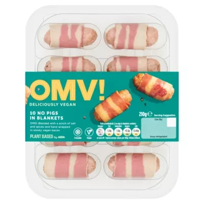 Plant Based by ASDA Plant Based OMV! 10 No Pigs in Blankets 210g