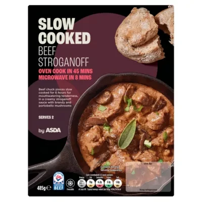 ASDA Slow Cooked Beef Stroganoff 485g