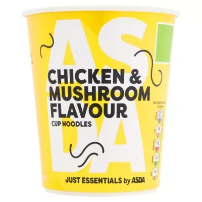 JUST ESSENTIALS by ASDA Just Essentials Chicken & Mushroom Flavour Cup Noodles 70g