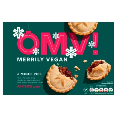 Plant Based by ASDA Plant Based OMV! Merrily Vegan 6 Mince Pies