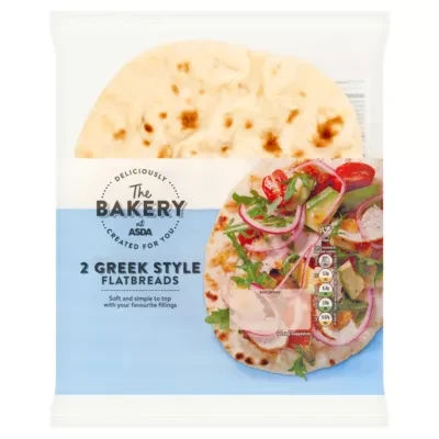 The BAKERY at ASDA The Bakery at  2 Greek Style Flatbreads
