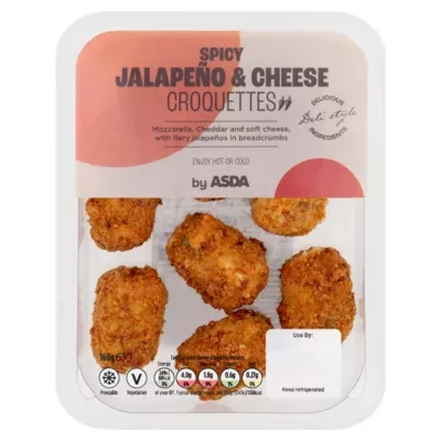 ASDA Spicy JalapeÃ±o & Cheese Croquettes 160g