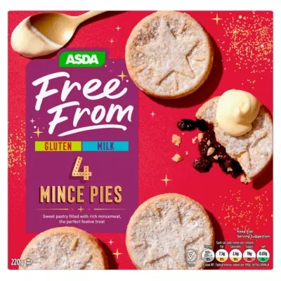 ASDA Free From Free From 4 Mince Pies 220g