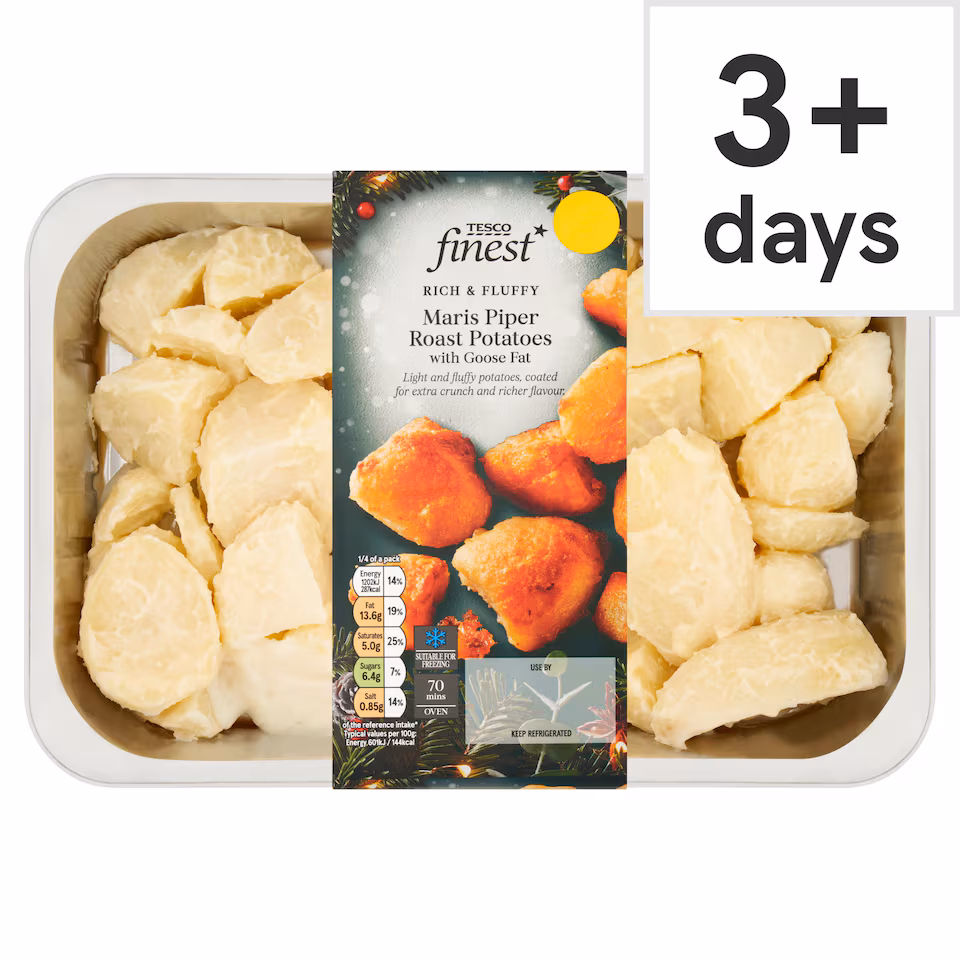 Tesco Finest Maris Piper Roast Potatoes With Goose Fat 800g