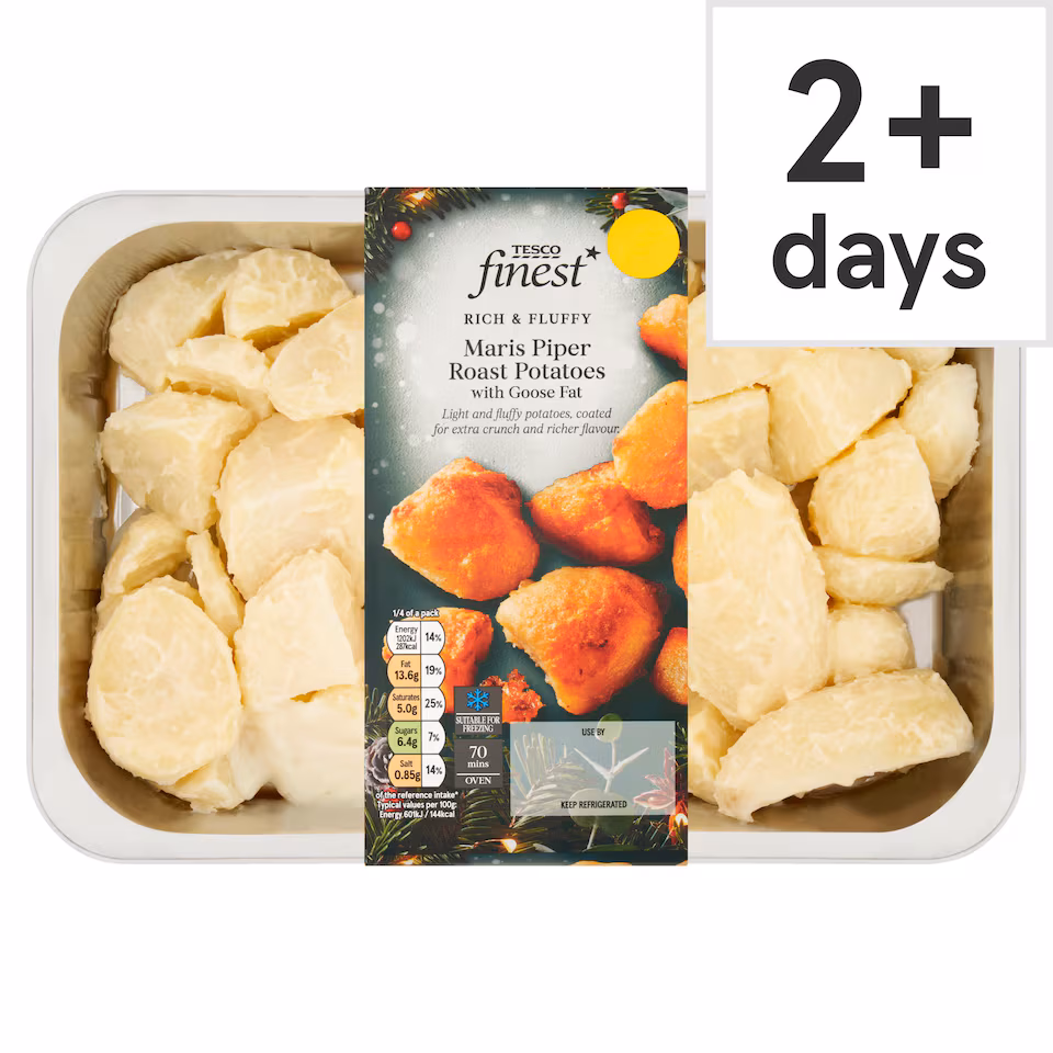 Tesco Finest Maris Piper Roast Potatoes With Goose Fat 800g