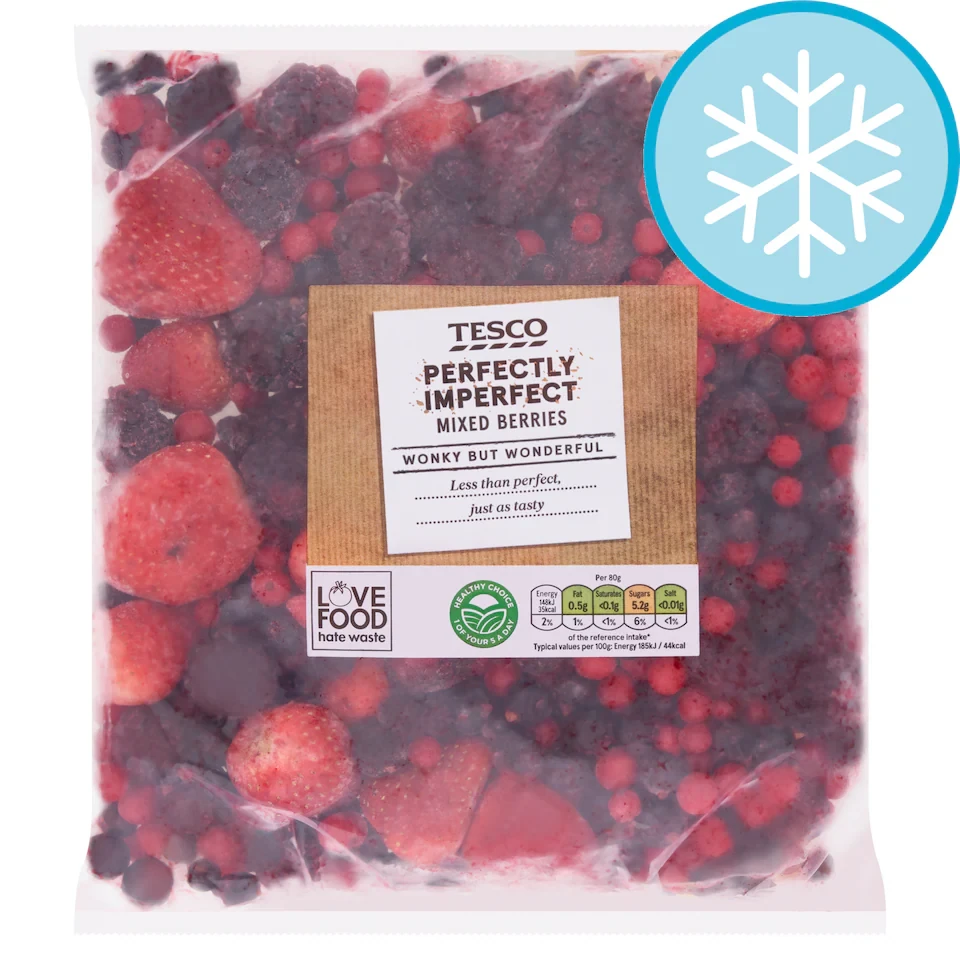 Tesco Perfectly Imperfect Frozen Mixed Berries 1kg