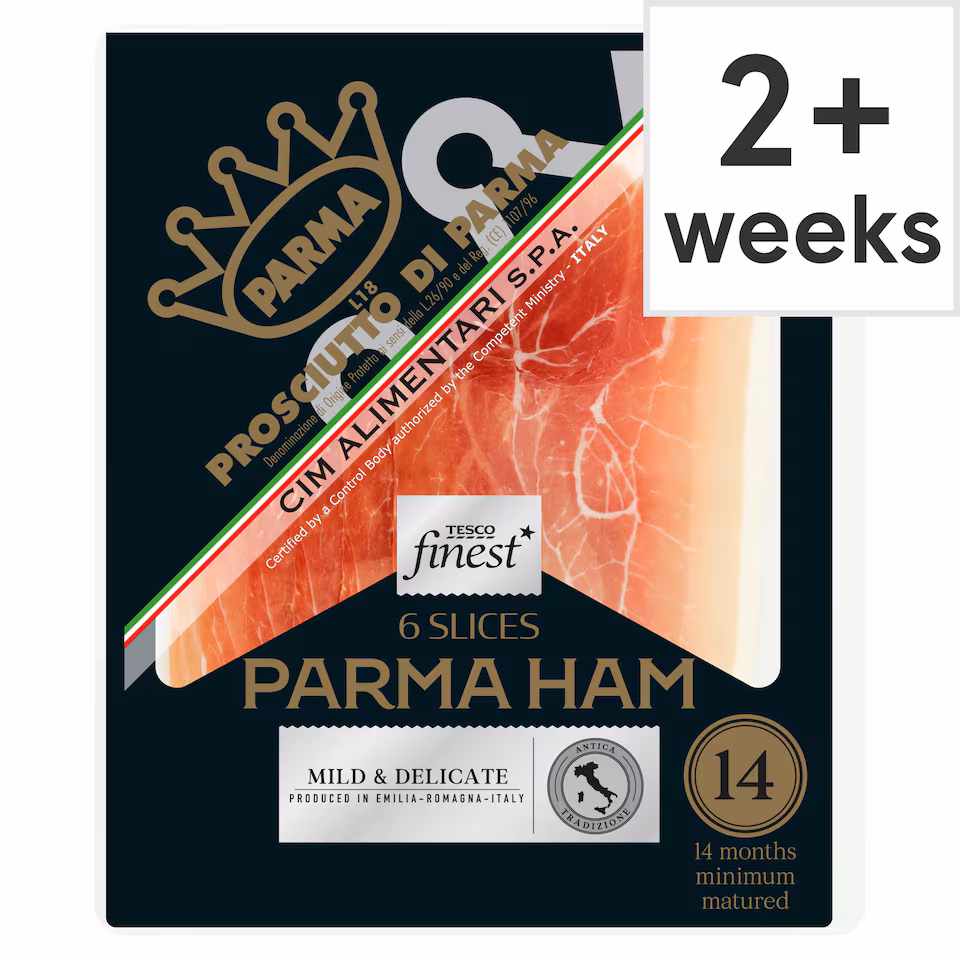 Tesco Finest 14 Month Genuine Parma Ham 78G