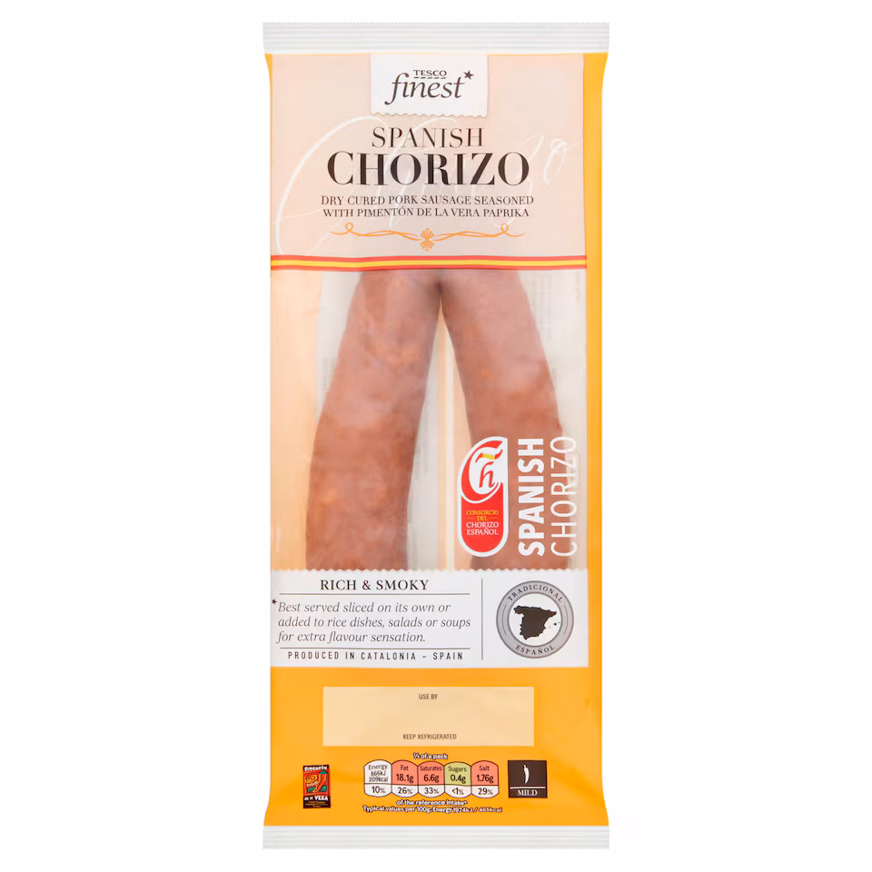 Tesco Finest Spanish Chorizo Ring 225G