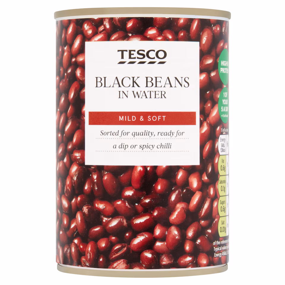 Tesco Black Beans 400G