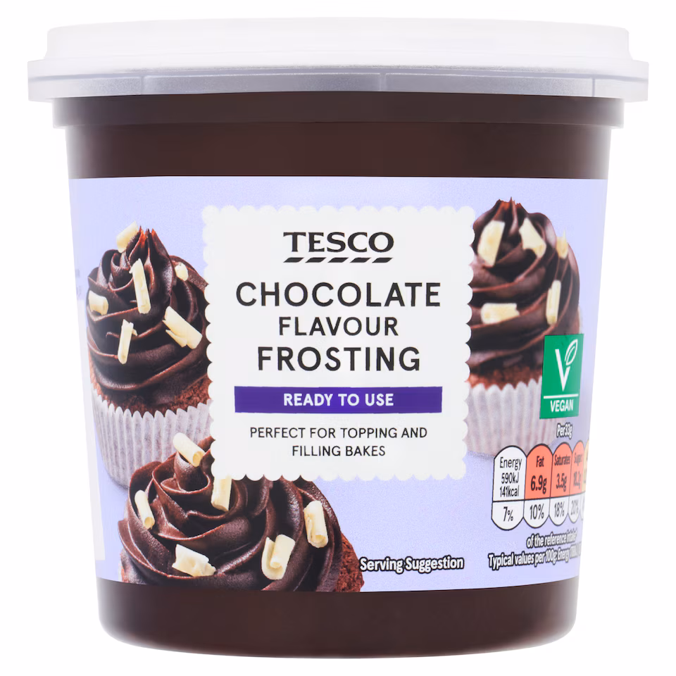 Tesco Chocolate Flavour Frosting 400G