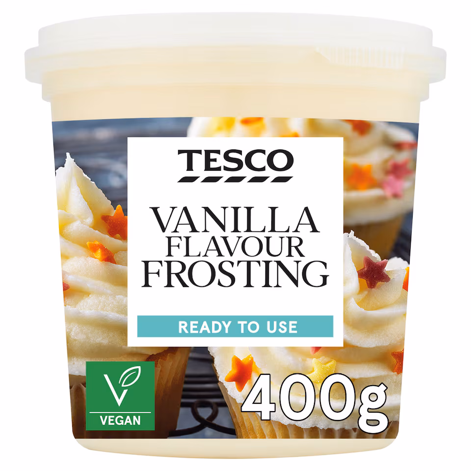 Tesco Vanilla Flavour Frosting 400G