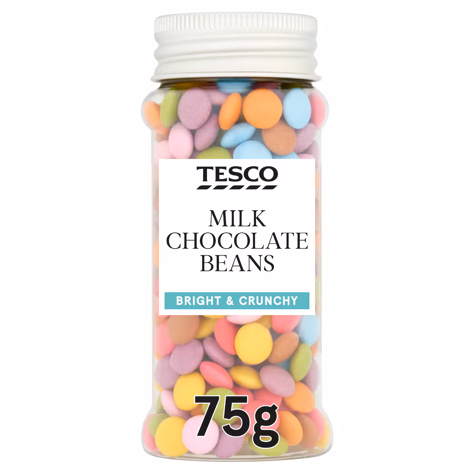 Tesco Milk Chocolate Beans 75G
