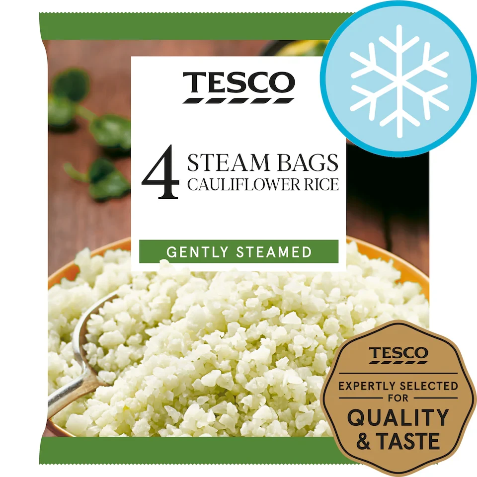 Tesco Cauliflower Rice 4 Pack 600G