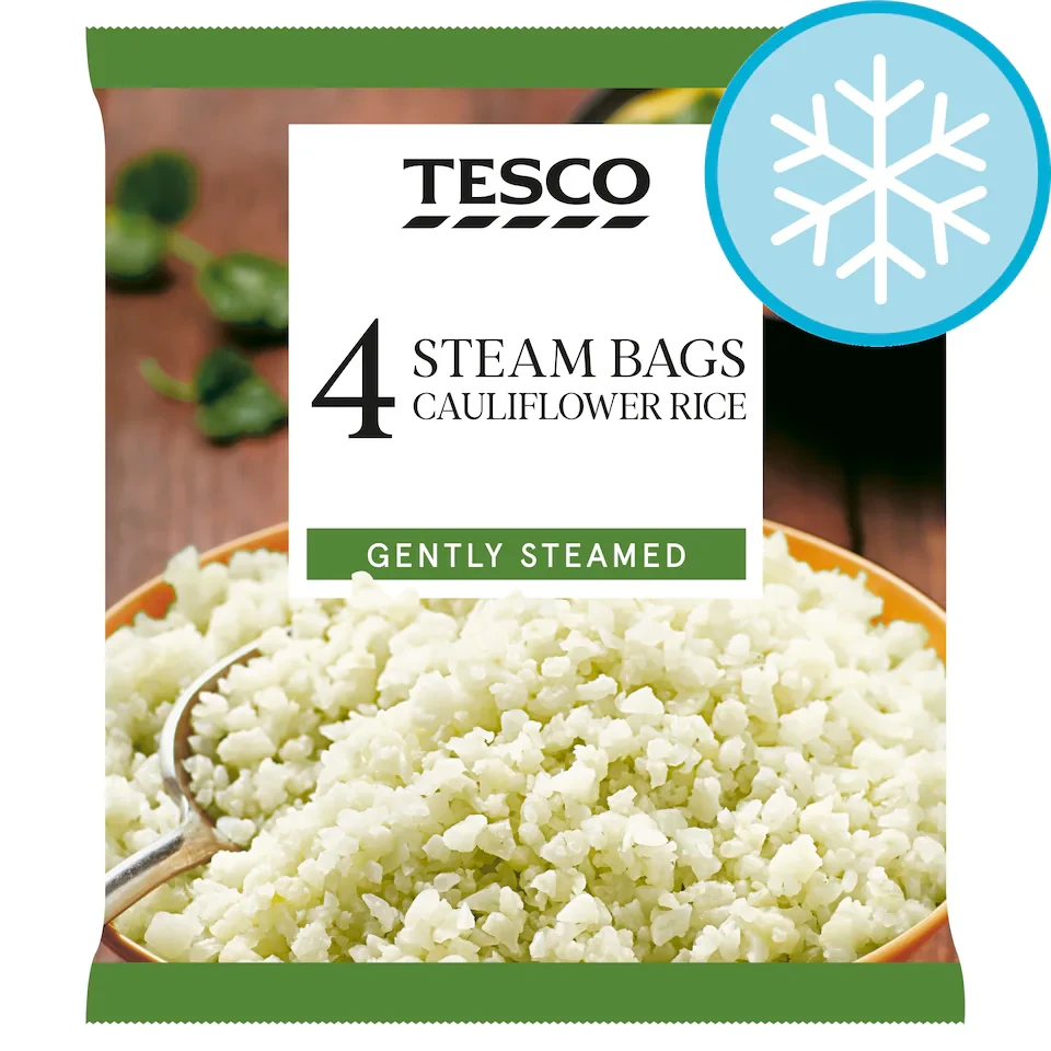 Tesco Cauliflower Rice 4 Pack 600G