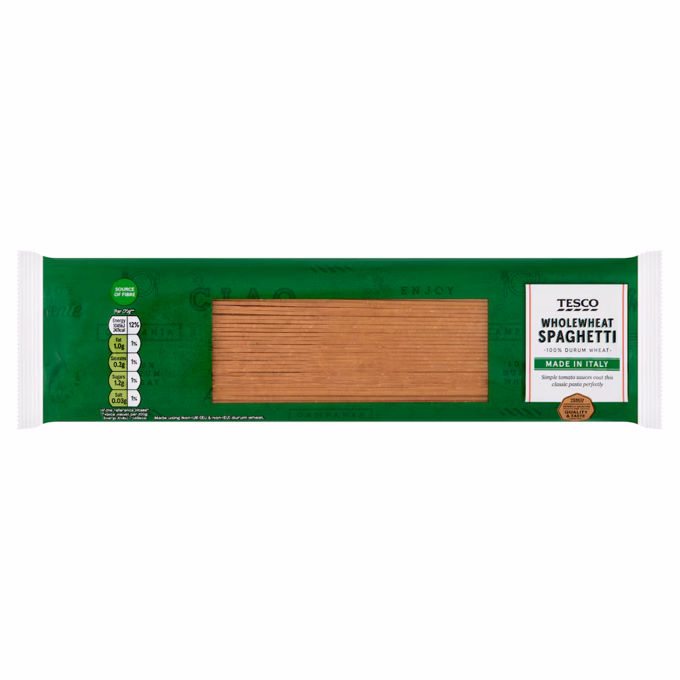 Tesco Whole Wheat Spaghetti 500G