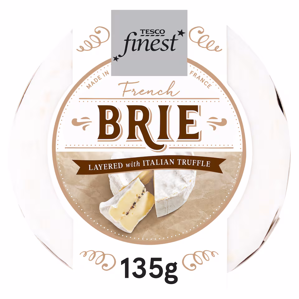 Tesco Finest French Brie With Truffle 135G