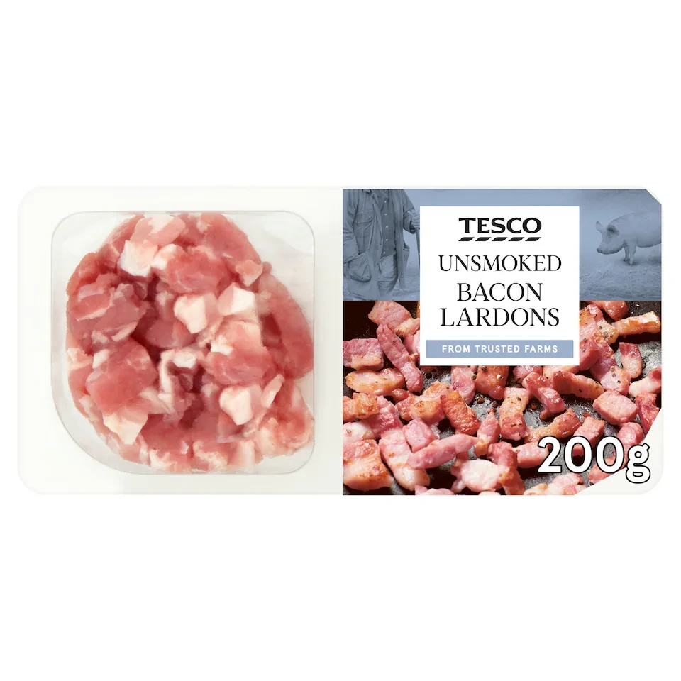 Tesco Unsmoked Lardons 200G