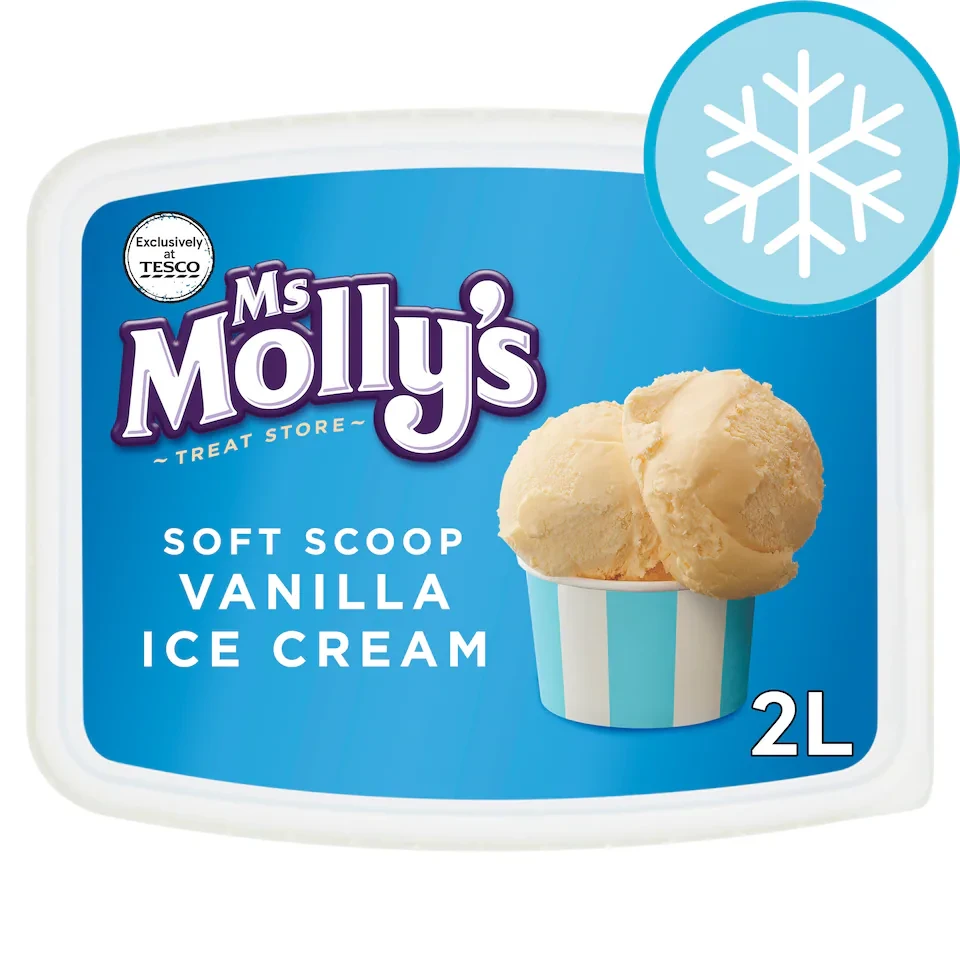 Ms Molly's Vanilla Ice Cream 2Ltr