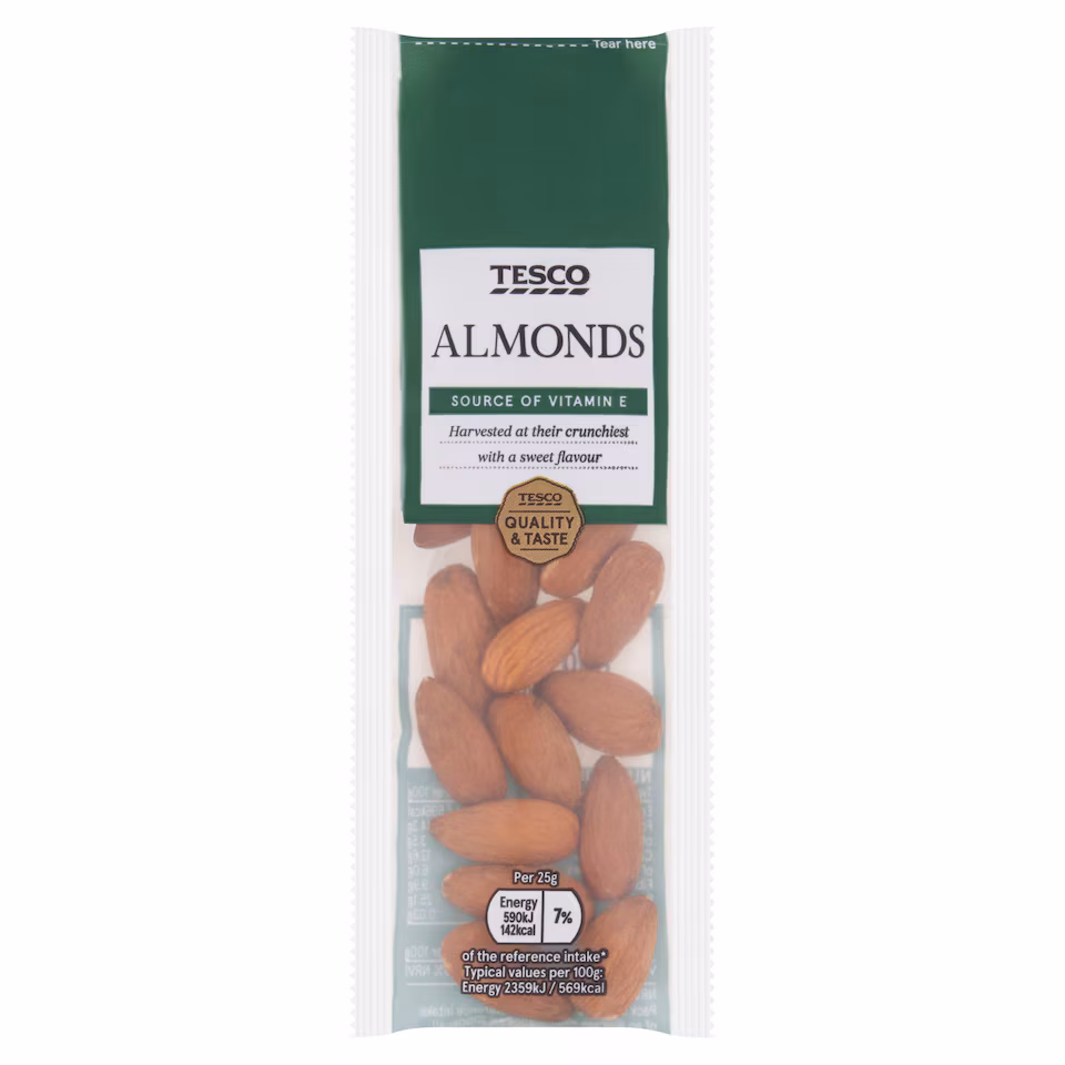 Tesco Almonds 25G