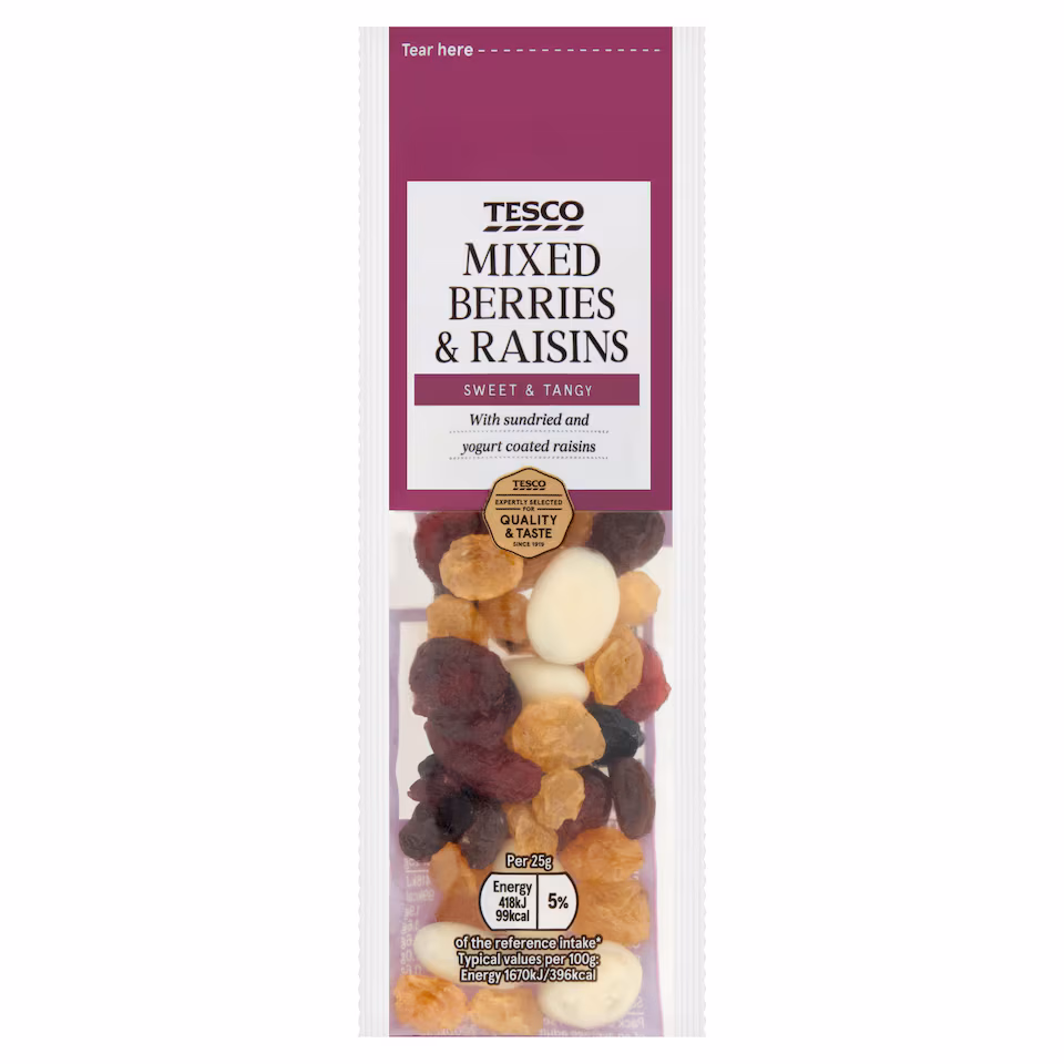 Tesco Mixed Berries 25G