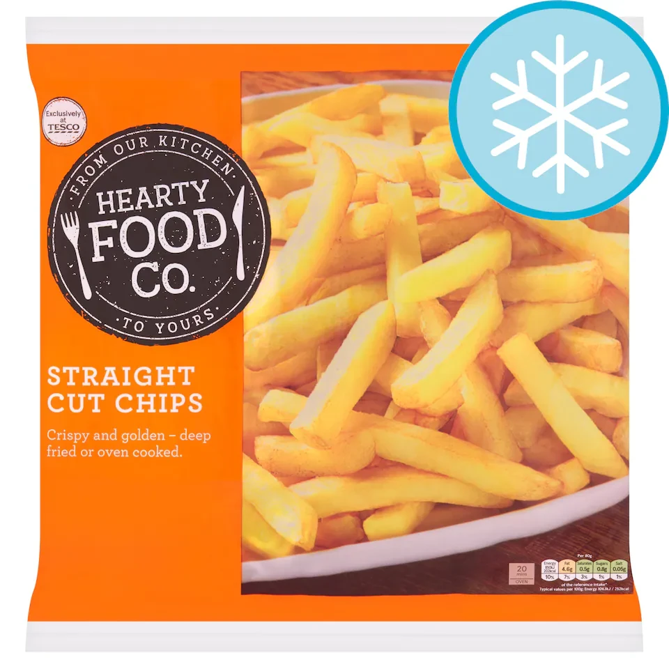 Hearty Food Co Straight Cut Chips 1.5Kg