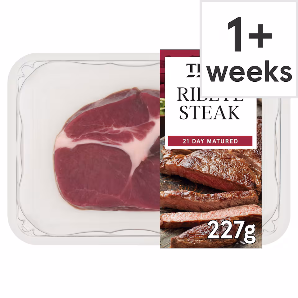 Tesco Beef Ribeye Steak 227G