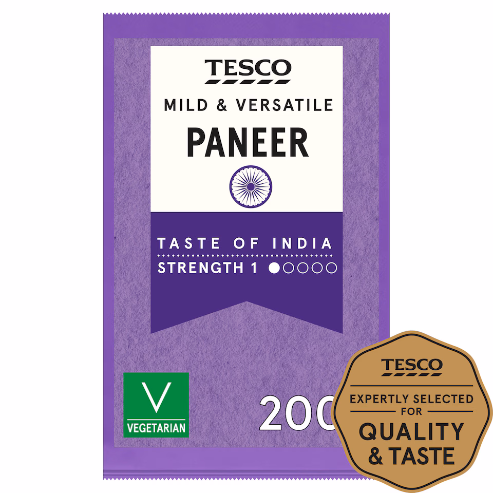 Tesco Paneer Cheese 200G