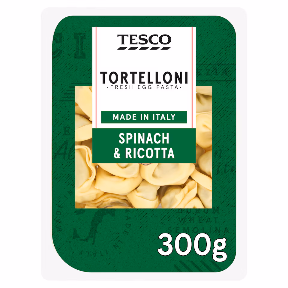 Tesco Spinach & Ricotta Fresh Tortelloni 300g