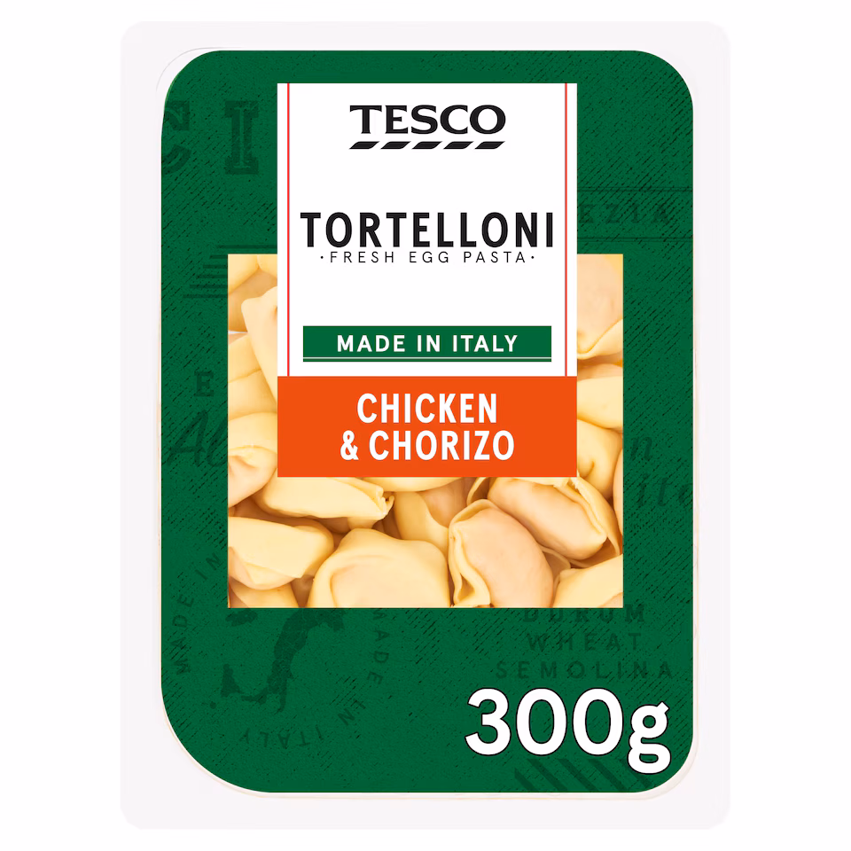 Tesco Chicken & Chorizo Fresh Tortelloni 300g