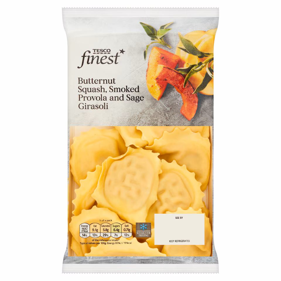 Tesco Finest Butternut Squash & Provola Girasoli 250G