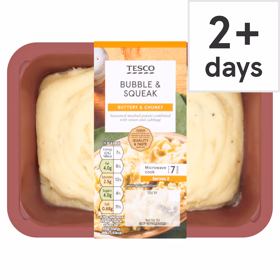 Tesco Bubble & Squeak Mash 350G