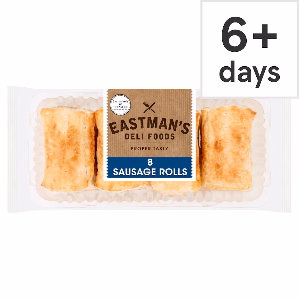 Eastmans 8 Sausage Rolls 480G