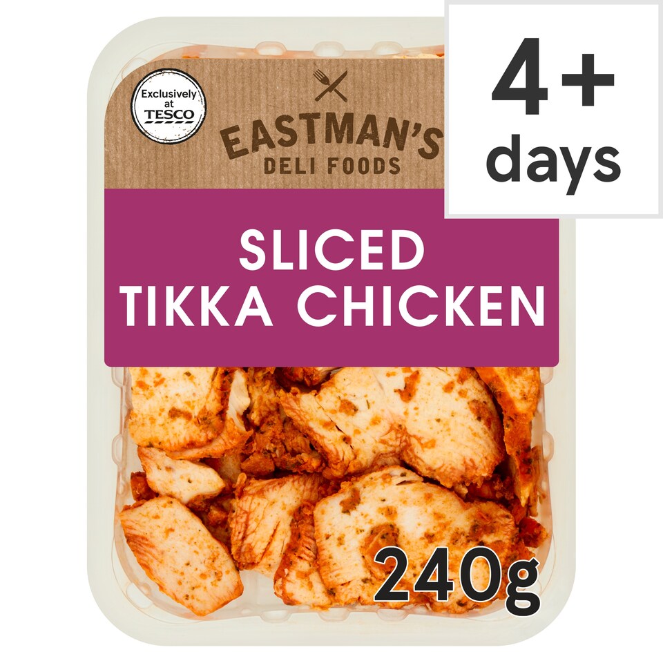 Eastman's Sliced Cooked Chicken Tikka 240G