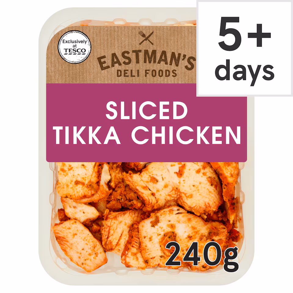 Eastman's Sliced Cooked Chicken Tikka 240G
