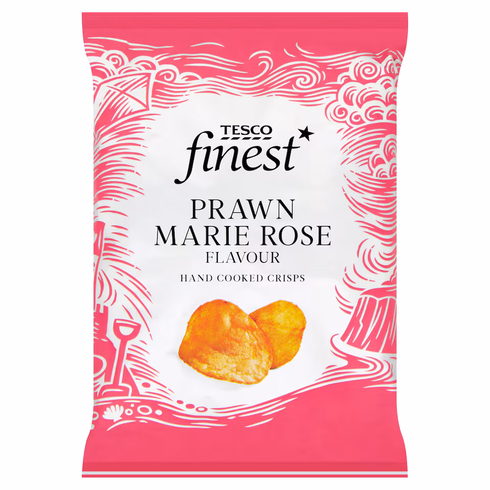Tesco Finest Prawn Marie Rose Crisps 150G