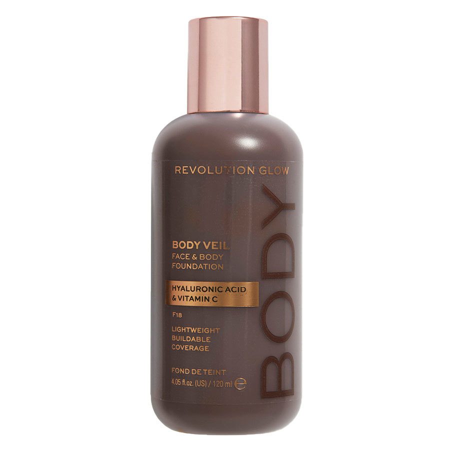 Revolution Beauty Makeup Revolution Revolution Glow Body Veil Foundation F18 120ml