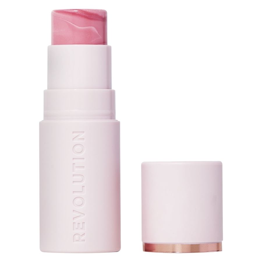 Revolution Beauty Skin Silk Marble Blush Stick Pinched Light Pink 4,5g