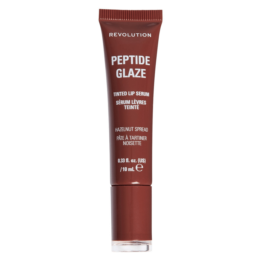 Revolution Beauty Peptide Glaze Tinted Lip Serum Hazelnut Spread